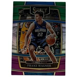 2021-22 Select Franz Wagner RC Green White Purple Prizm Concourse #15